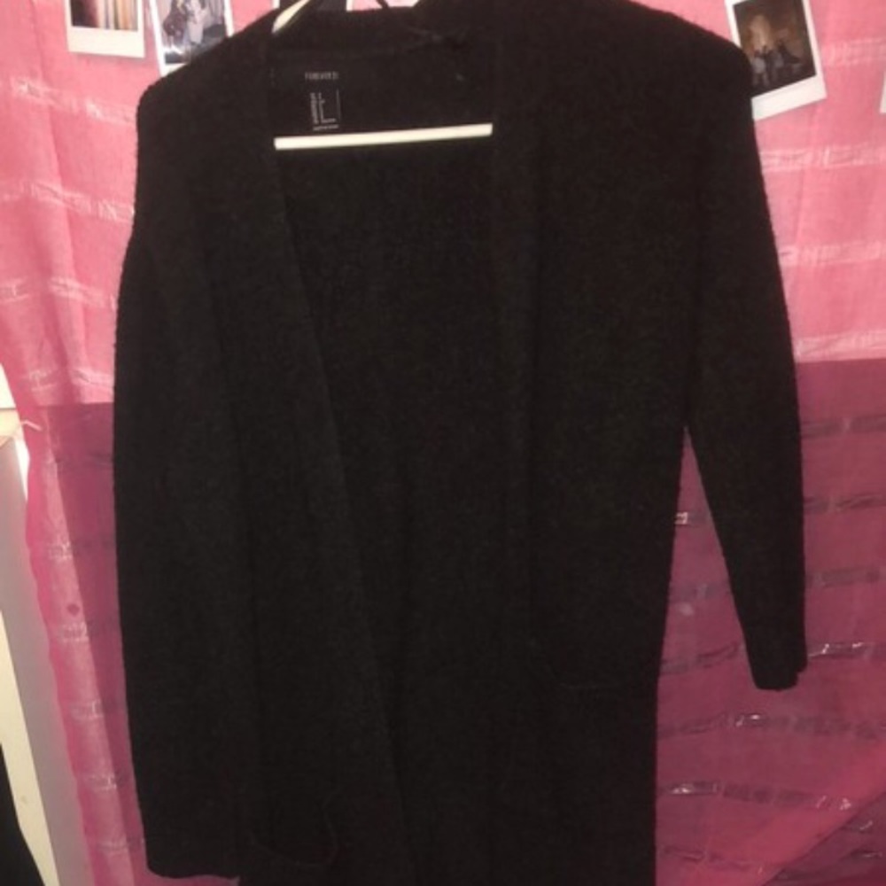 Long Grey Cardigan